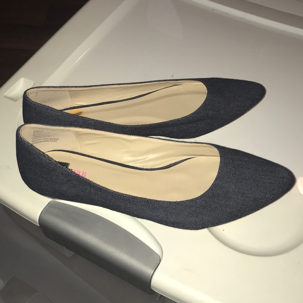 Make Me an Offer! Denim Flats